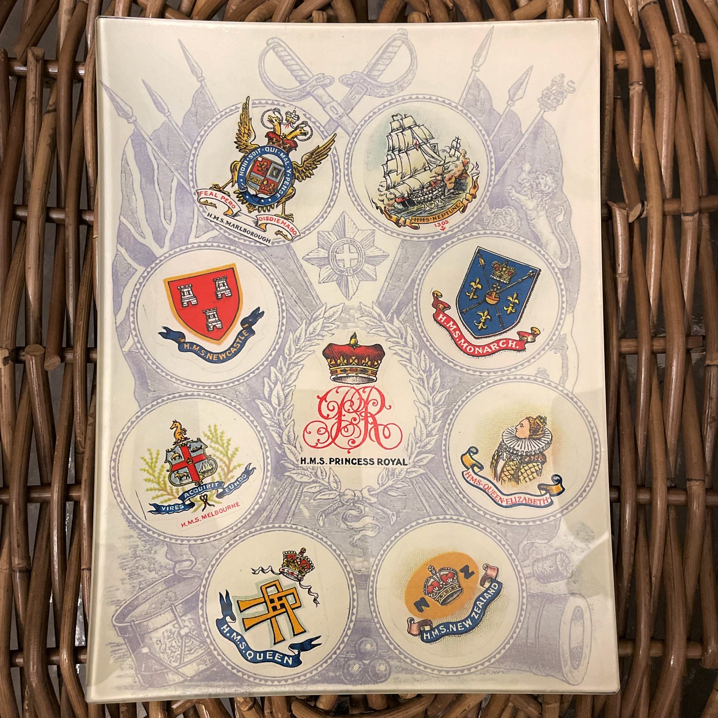 HMS Princess Royal Emblem Tray