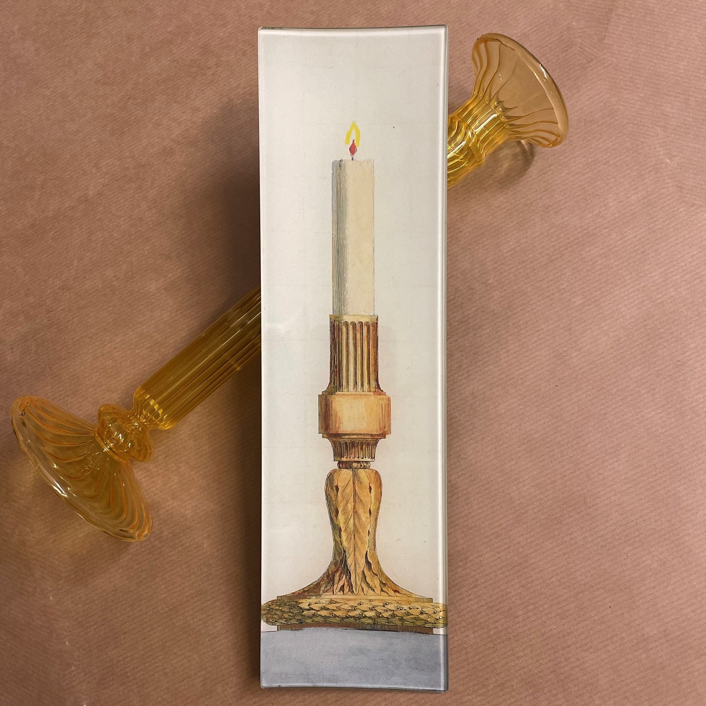 Leaf Candlestick Tray