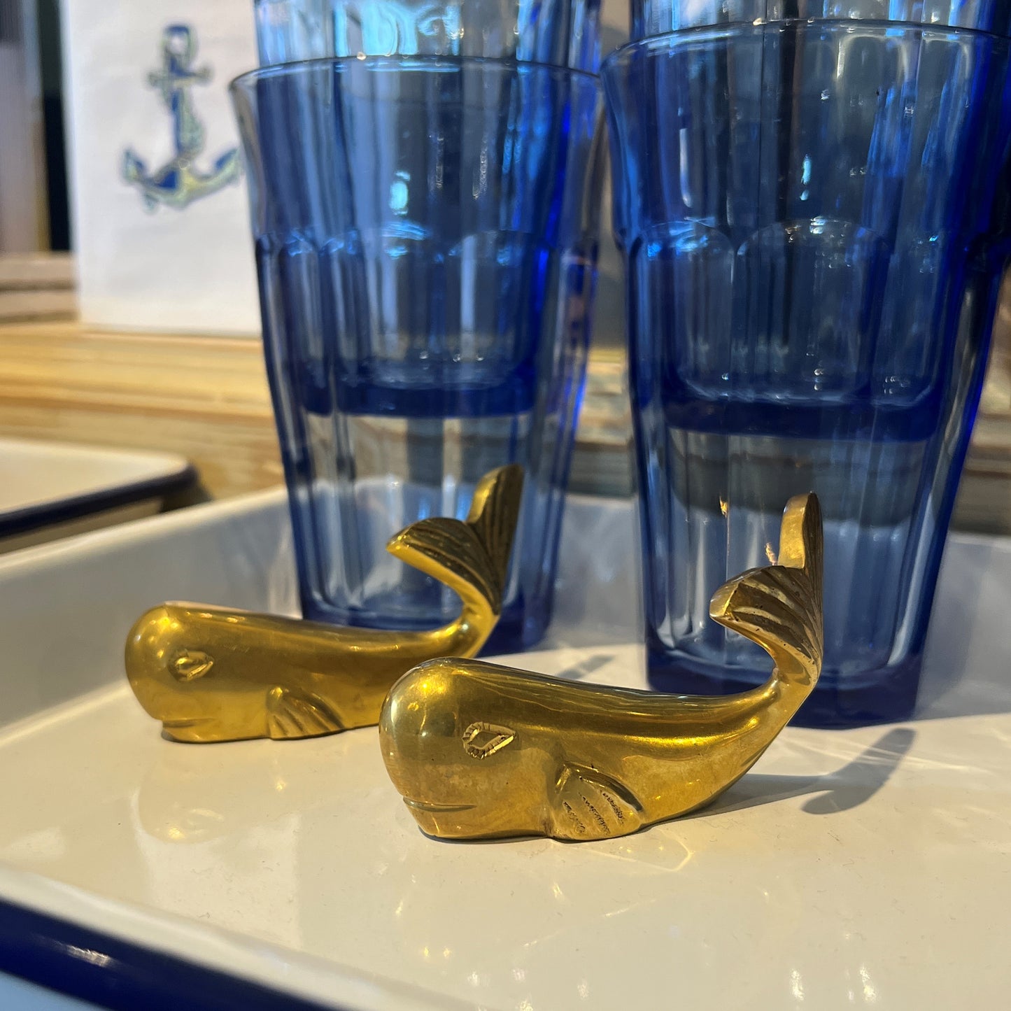 Whale Brass Paper Weight