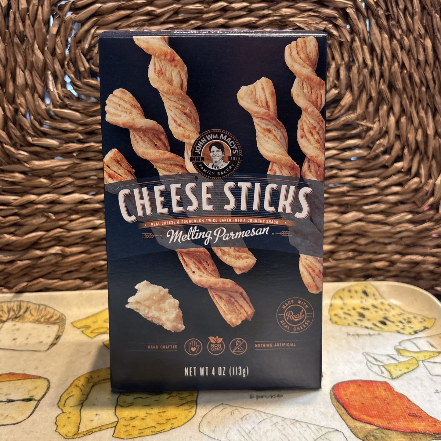 Melting Parmesan Cheesestick