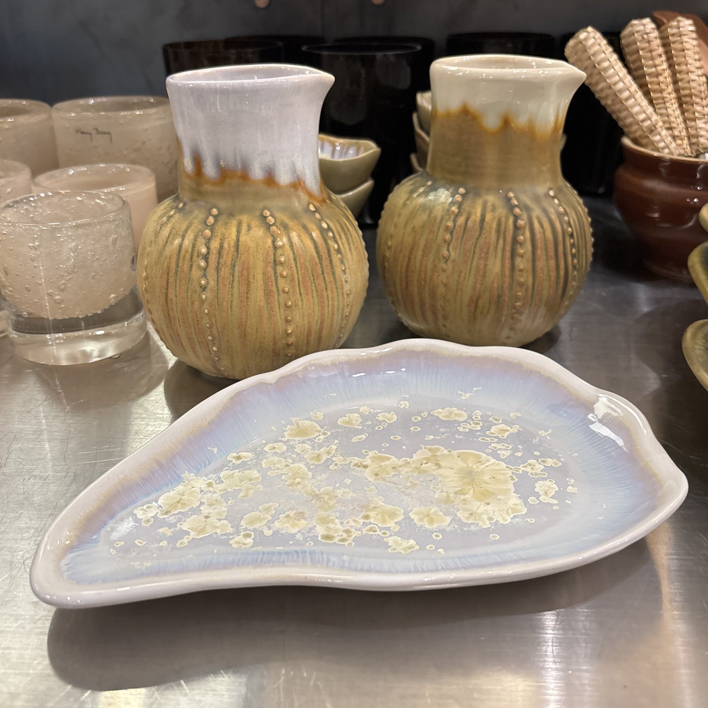Small Ceramic Oyster Plate