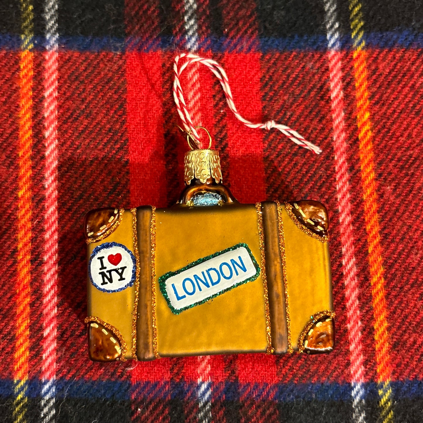 Suitcase Ornament