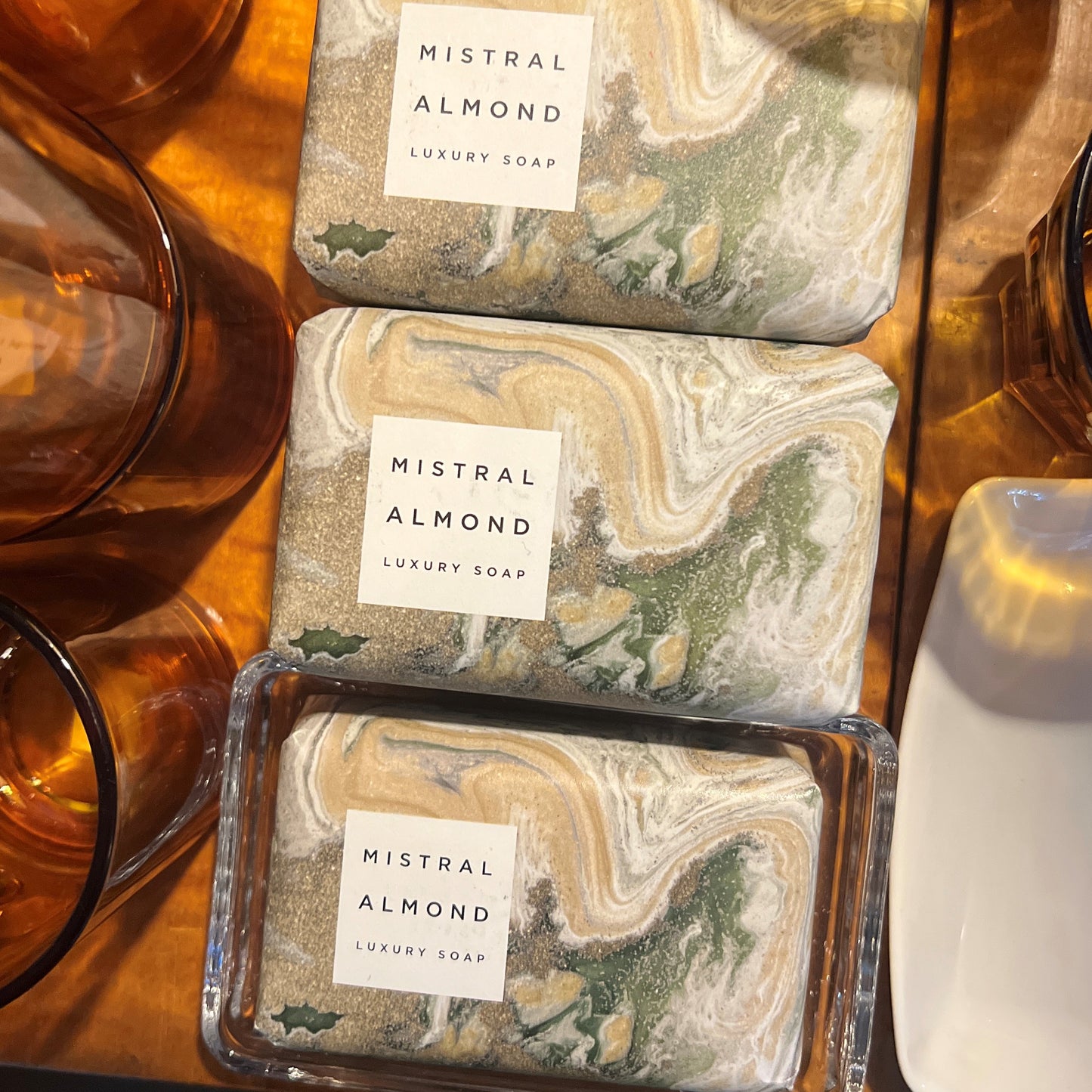 Almond Marble Bar Soap