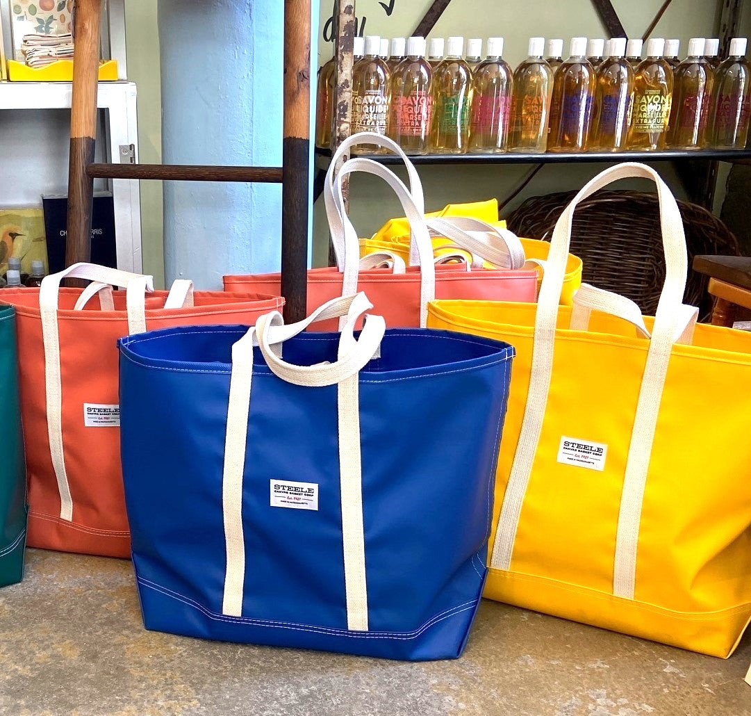 Water Resistant Blue Tote, Medium