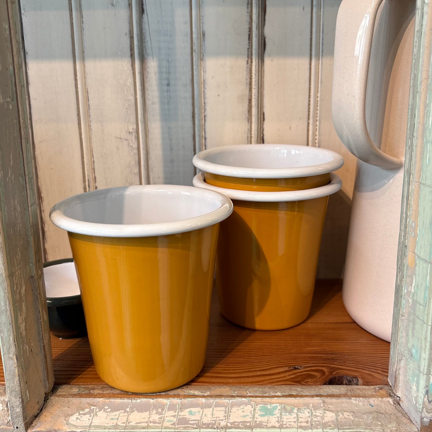 Mustard Enamel Tumbler