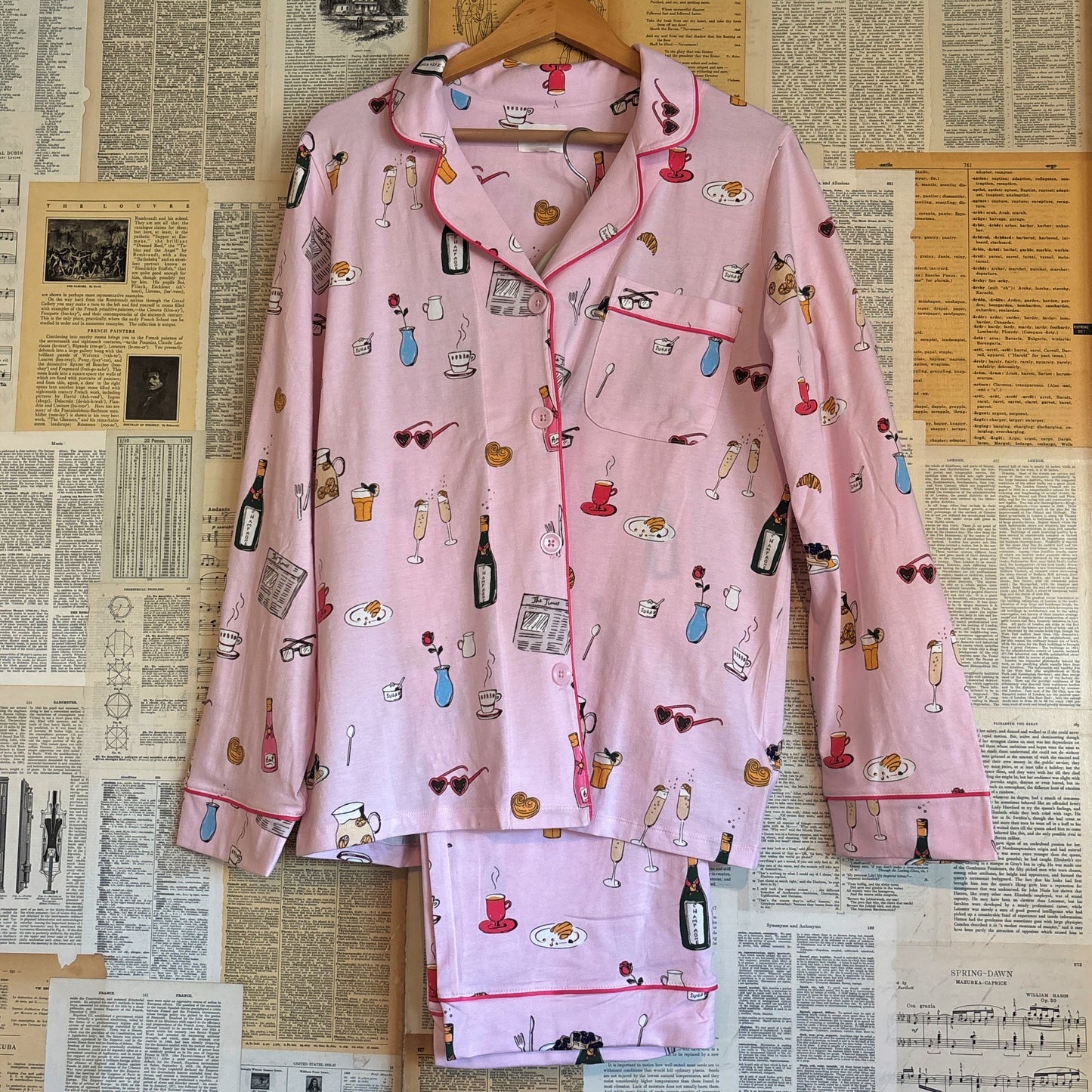Let's Do Brunch Pajama Set, Medium
