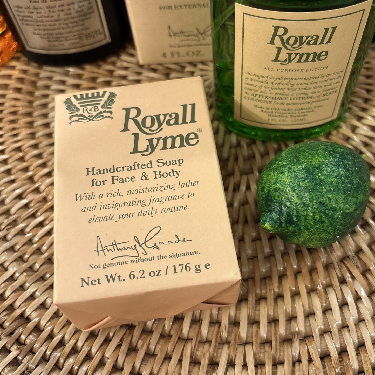 Royall Lyme Bar Soap