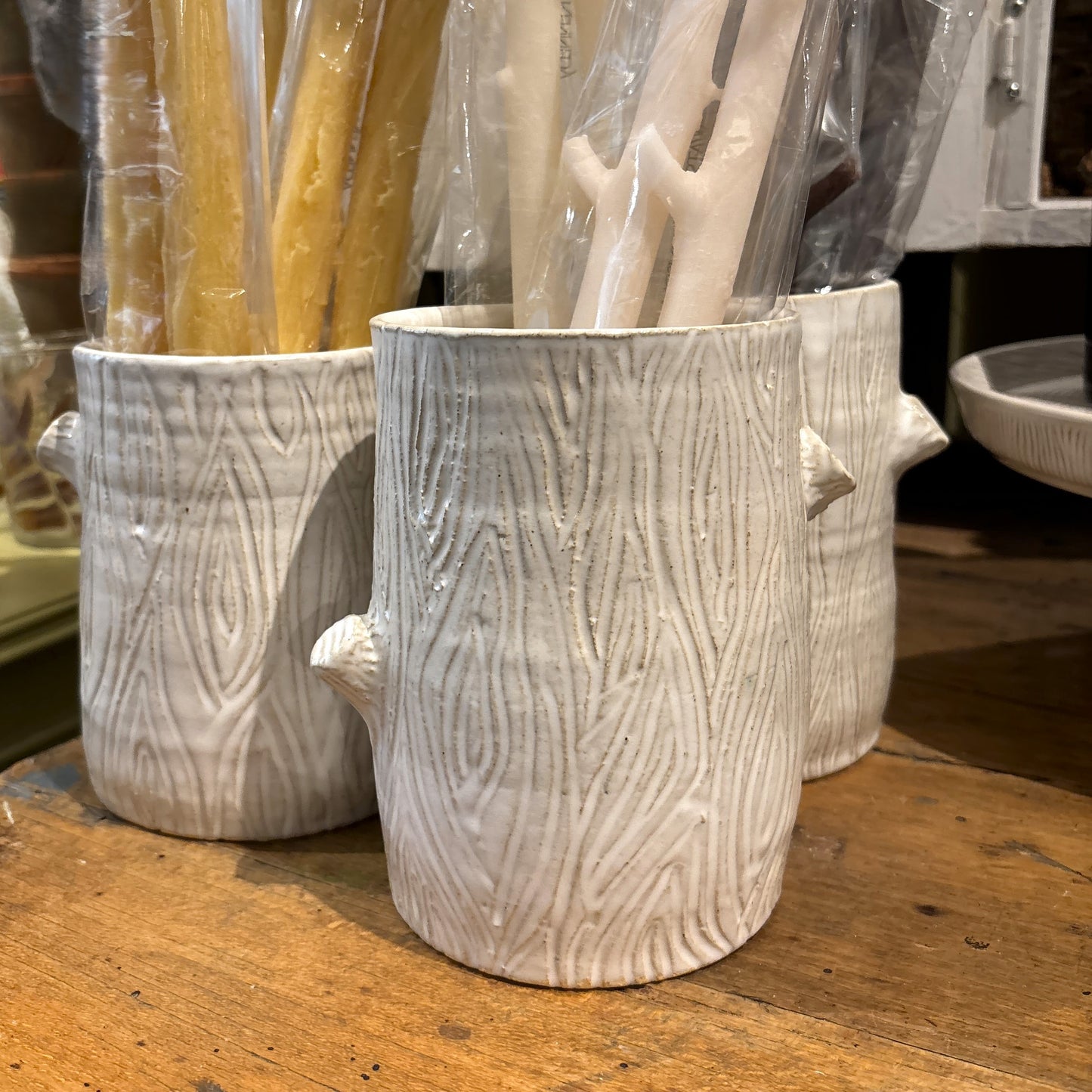 White Tree Vase