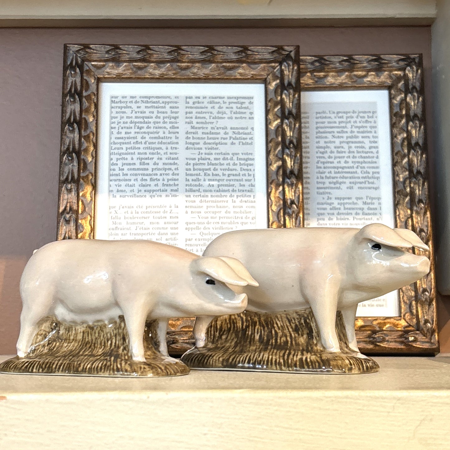 British Pig Lop Salt & Pepper Set