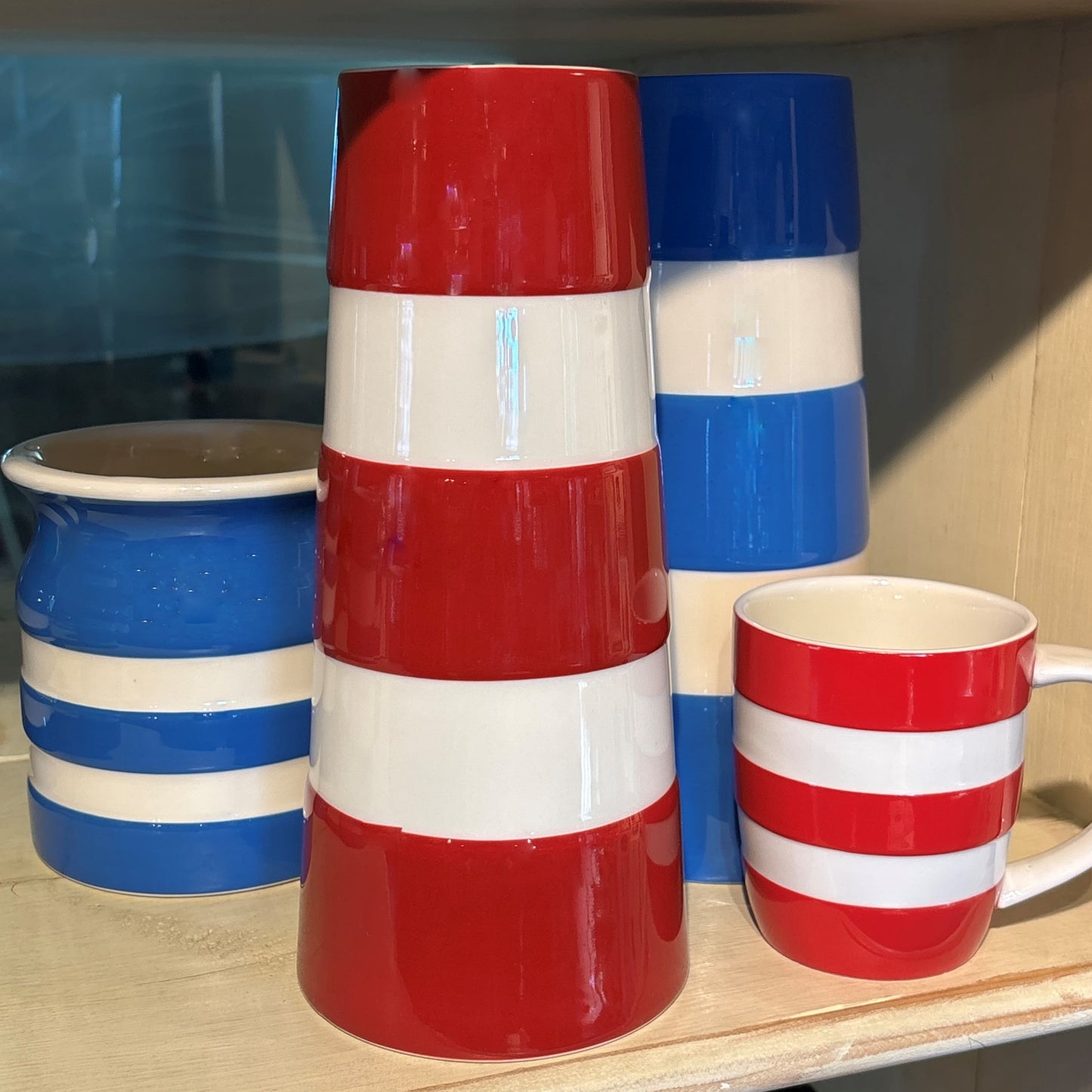 Cornishware Red Tall Vase