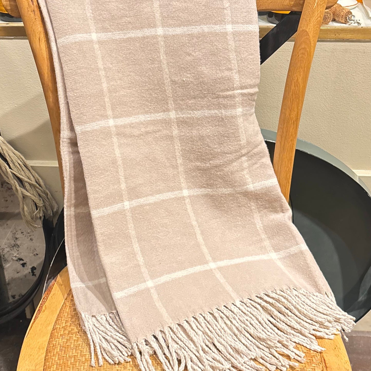 Sand Window Pane Throw