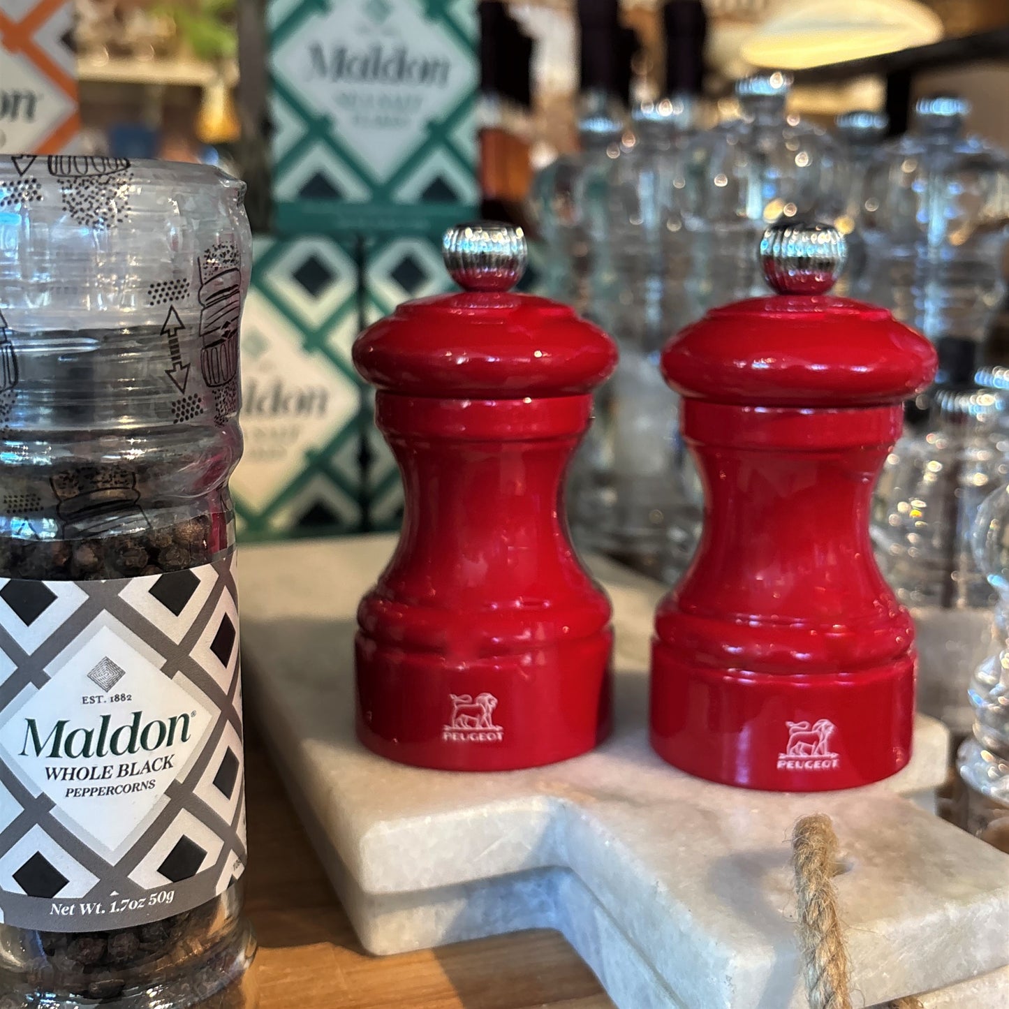 Poppy Red Pepper Grinder, 4"