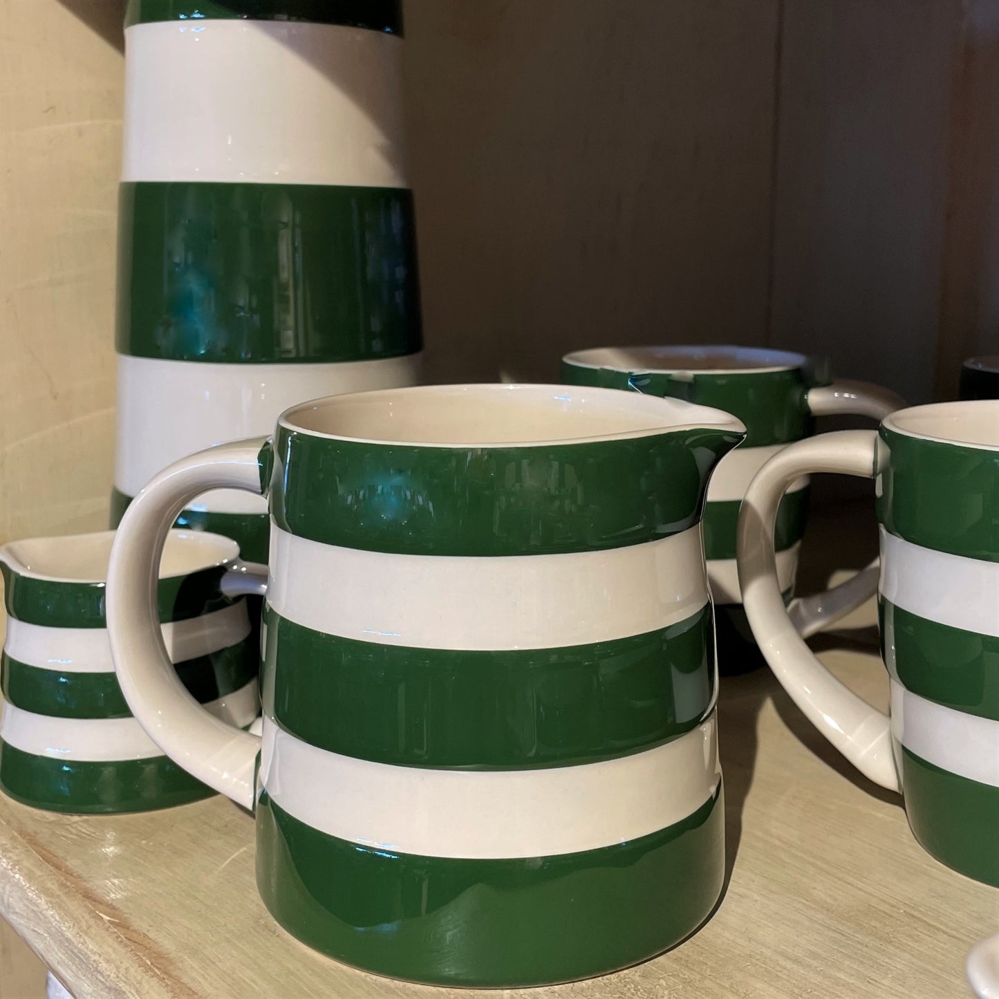 Cornishware Green Medium Jug