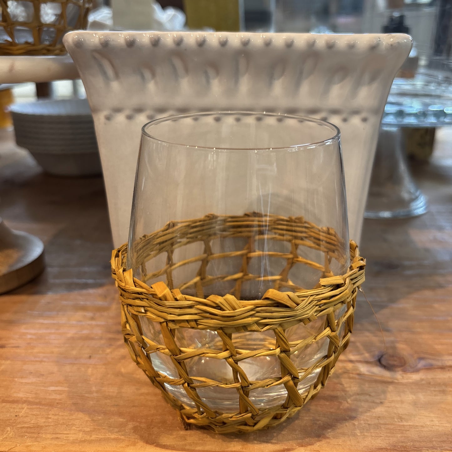 Rattan Wrap Tumbler