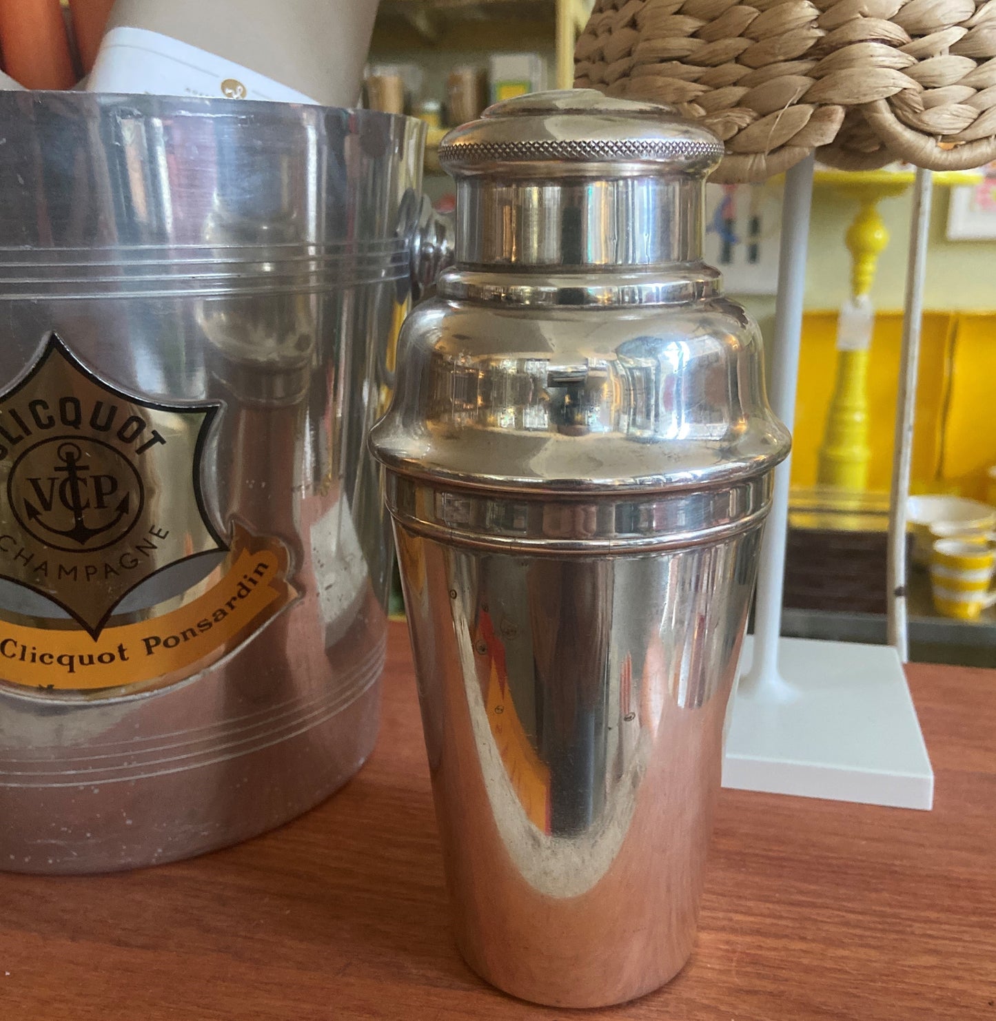 Vintage Silver English Cocktail Shaker