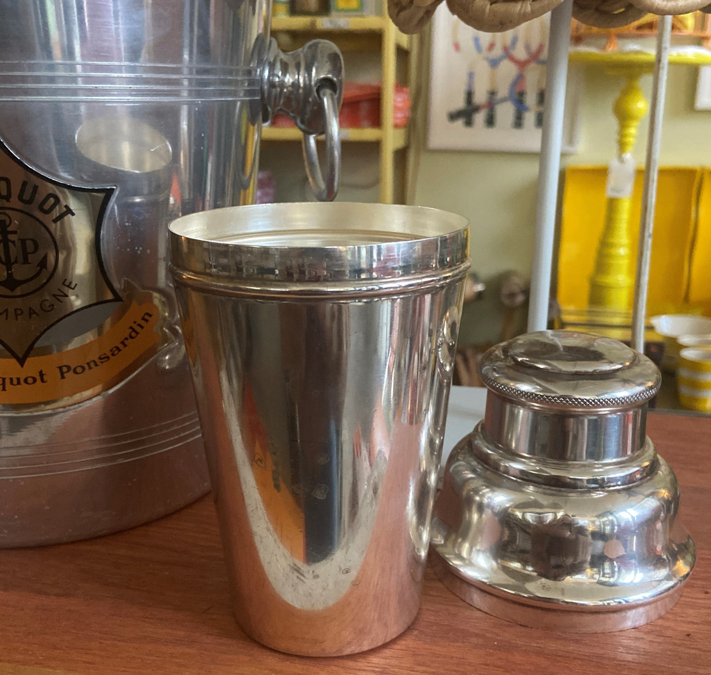 Vintage Silver English Cocktail Shaker