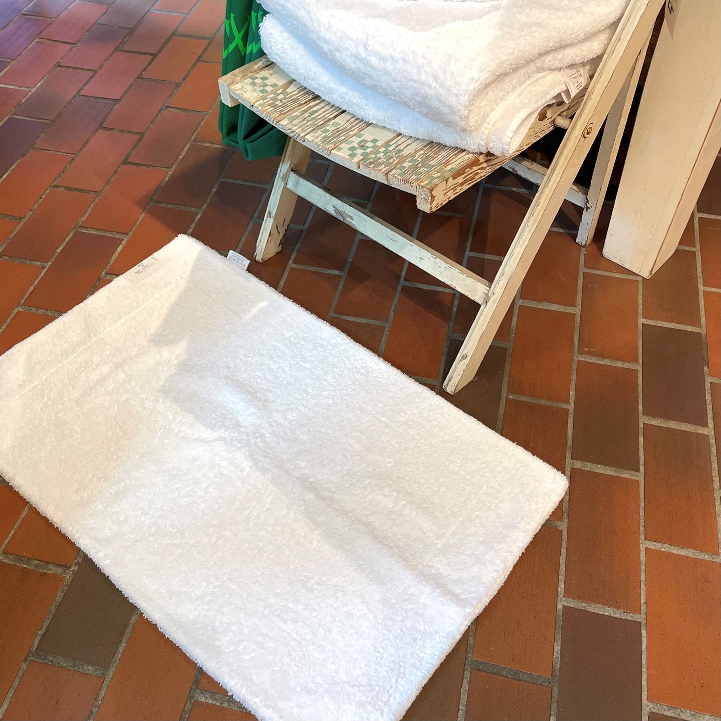 White Bath Mat