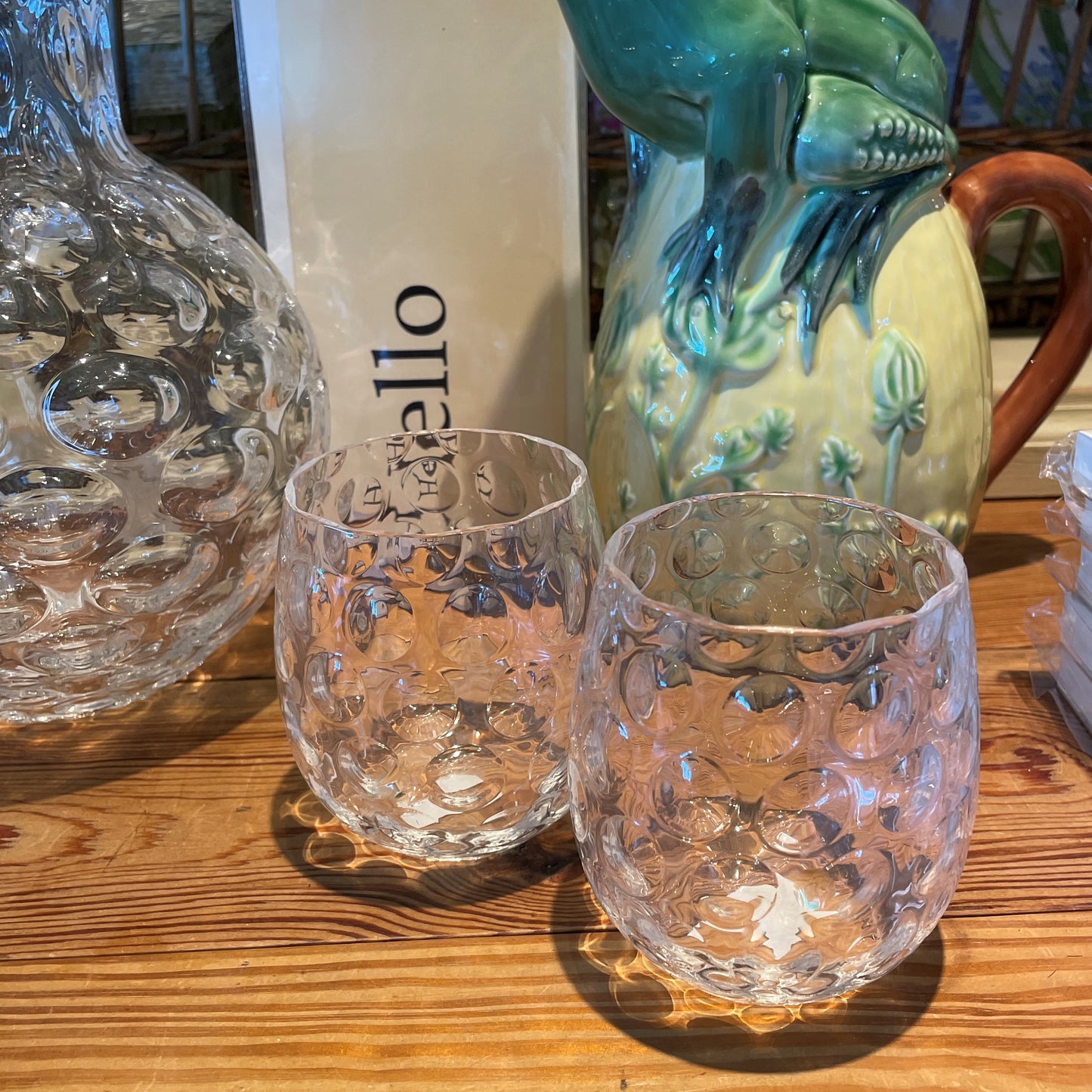 Clear Round Bubble Tumbler