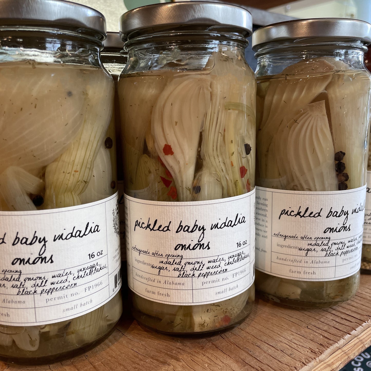 Pickled Baby Vidalia Onions