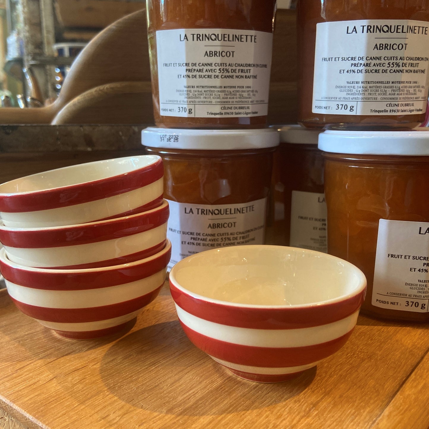 Cornishware Red Jam Dish