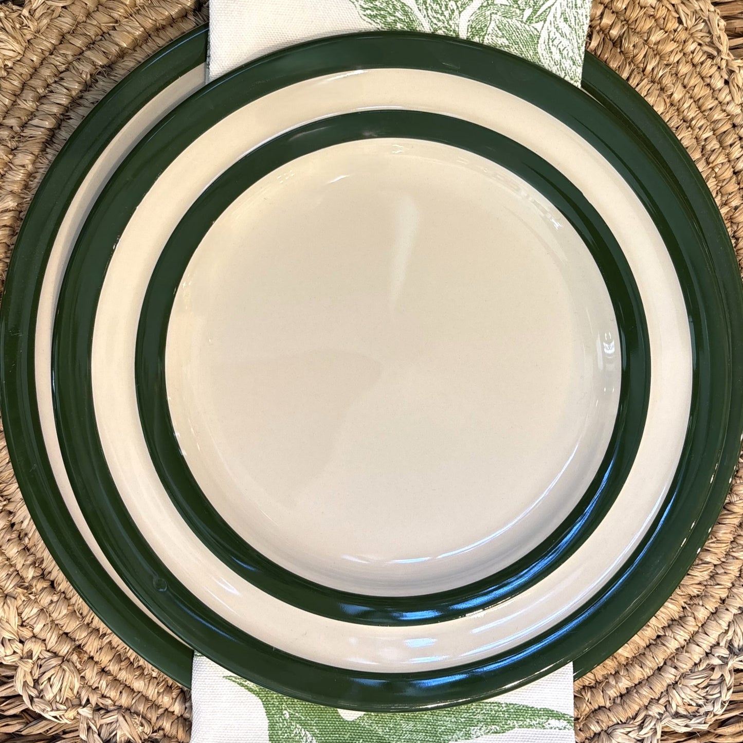 Cornishware Green Lunch Plate