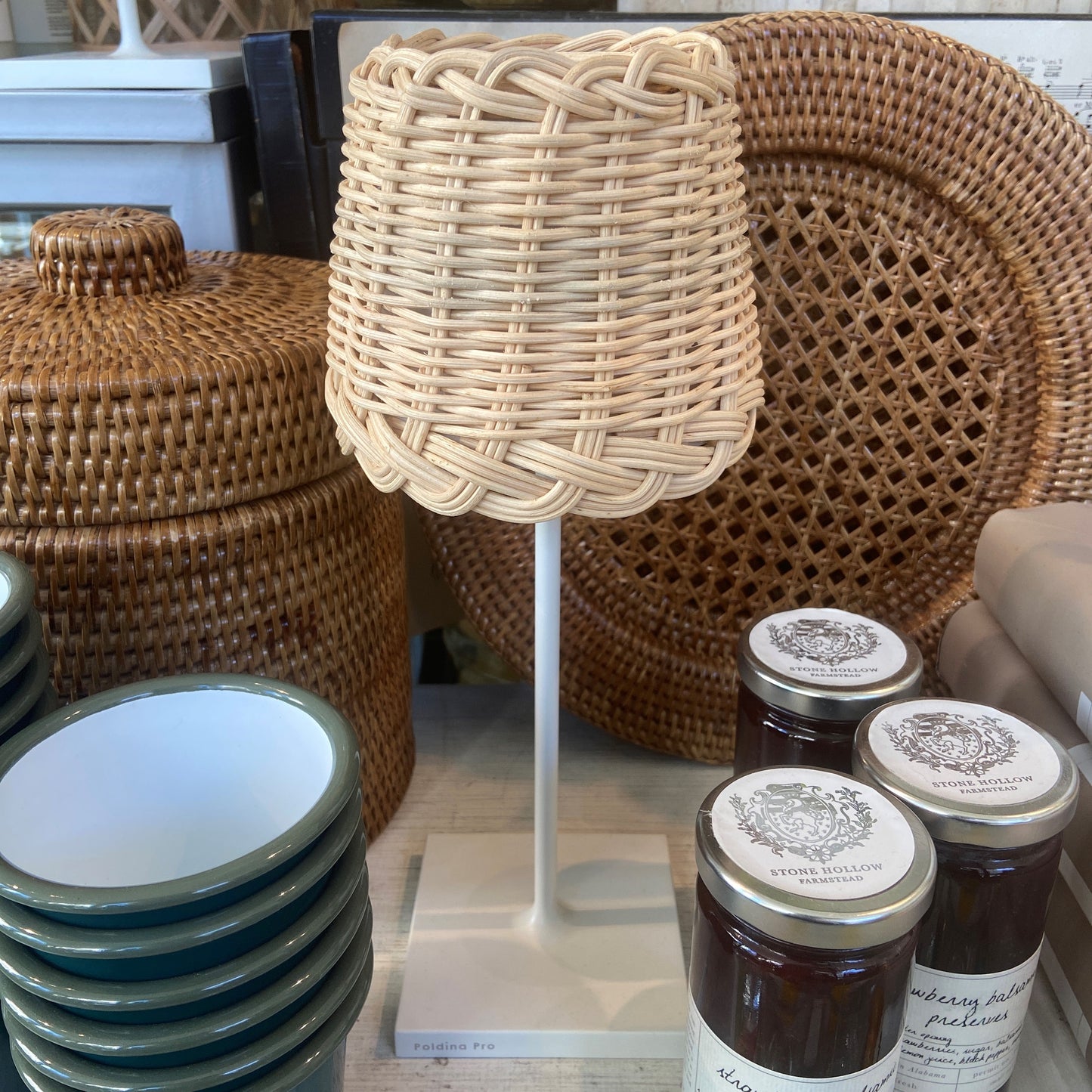 Braided Rattan Lamp Shade