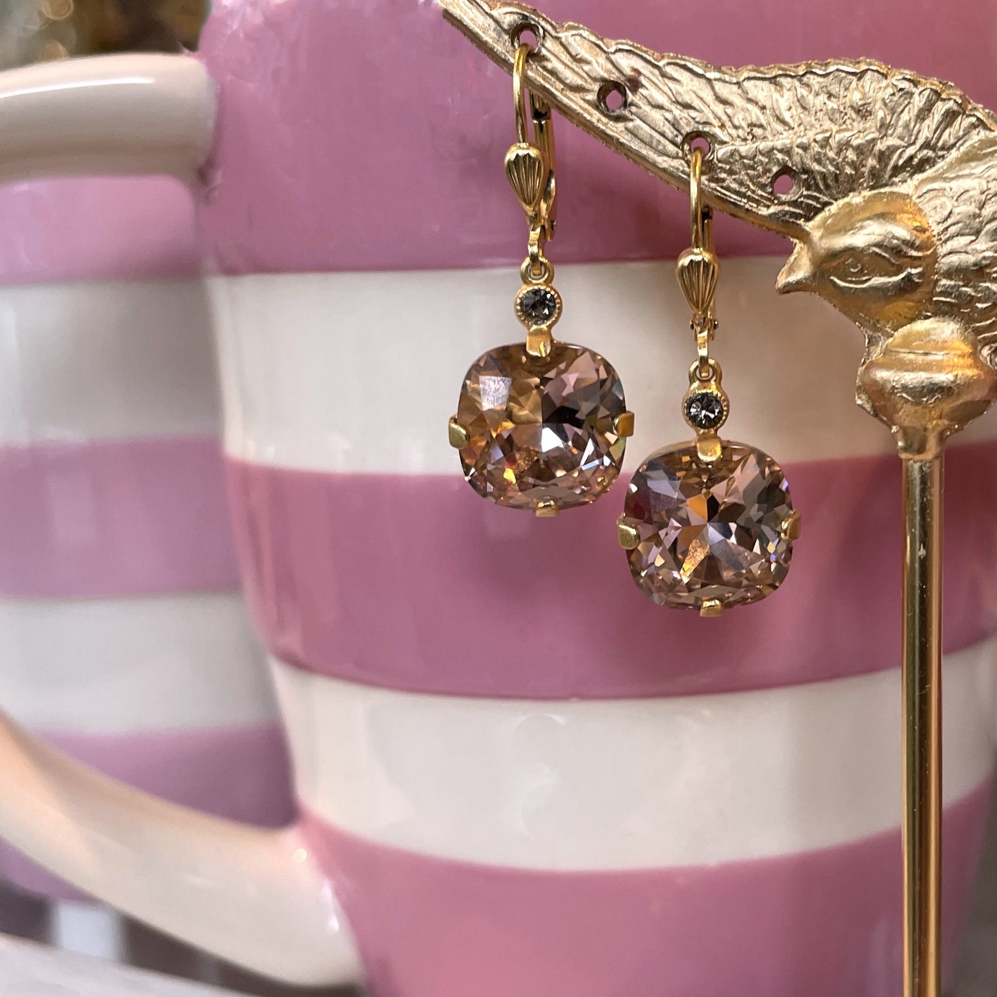 Blush Classic Crystal Earrings