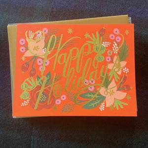 Poinsettia Holiday Boxed Cards