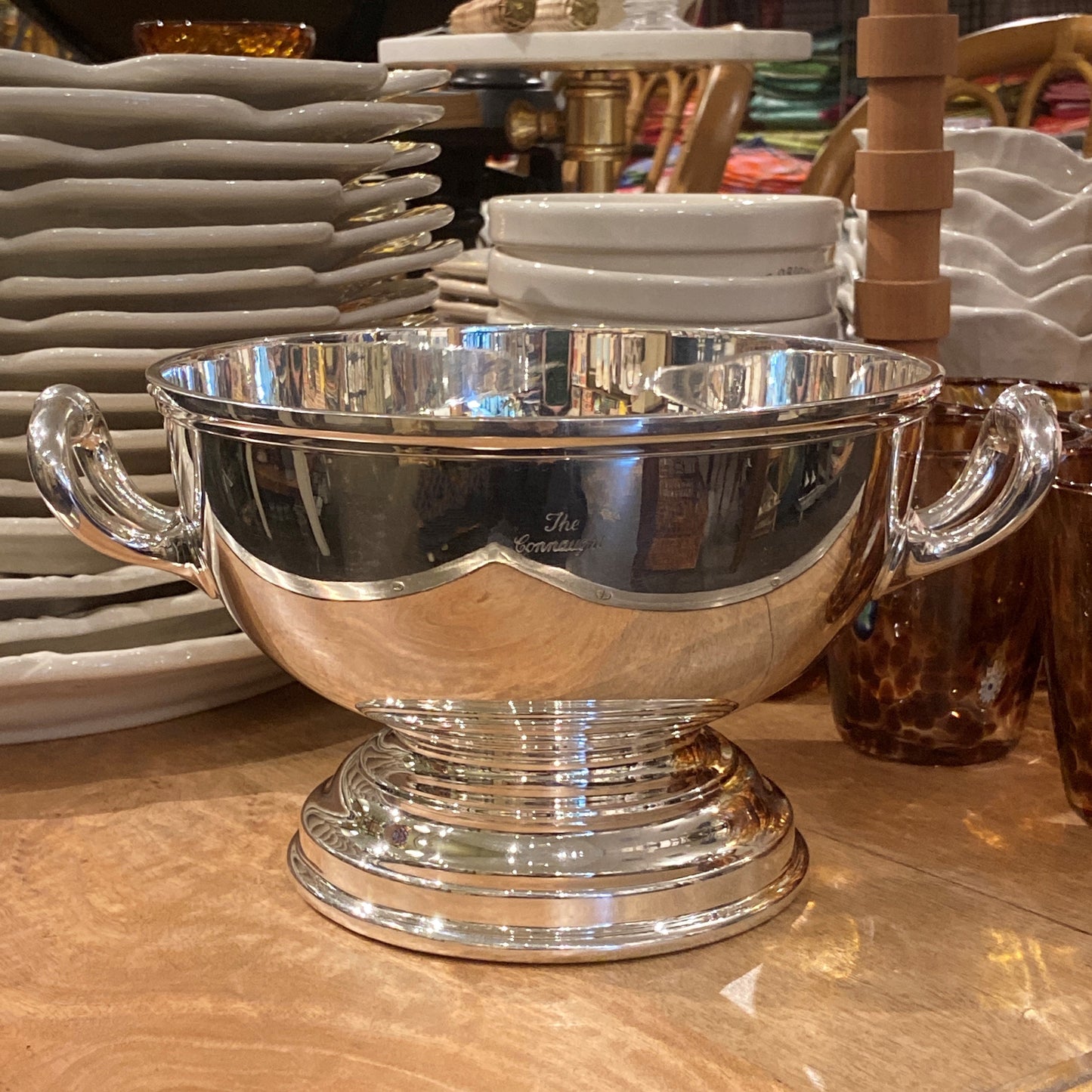 Vintage Hotel Silver Connaught Tureen & Ladle