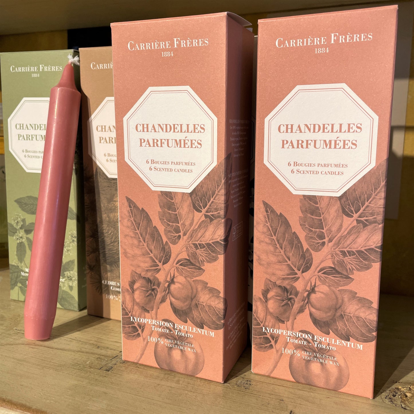 Tomato Scented Tapers Set of 6