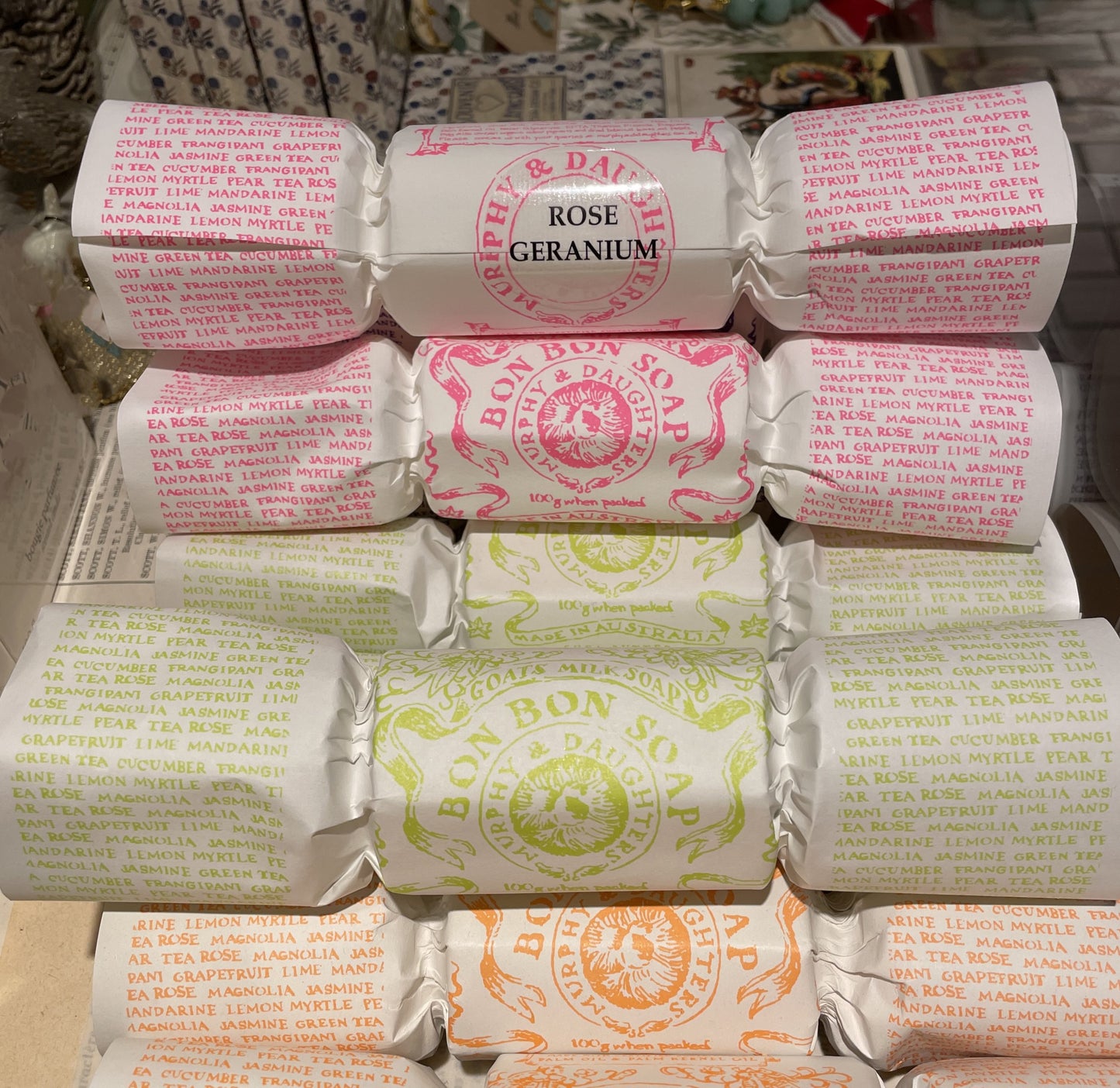 Rose Geranium Bon Bon Soap