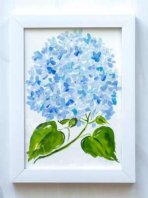 Blue Hydrangea No. 01 by Jeanne McKay Hartmann