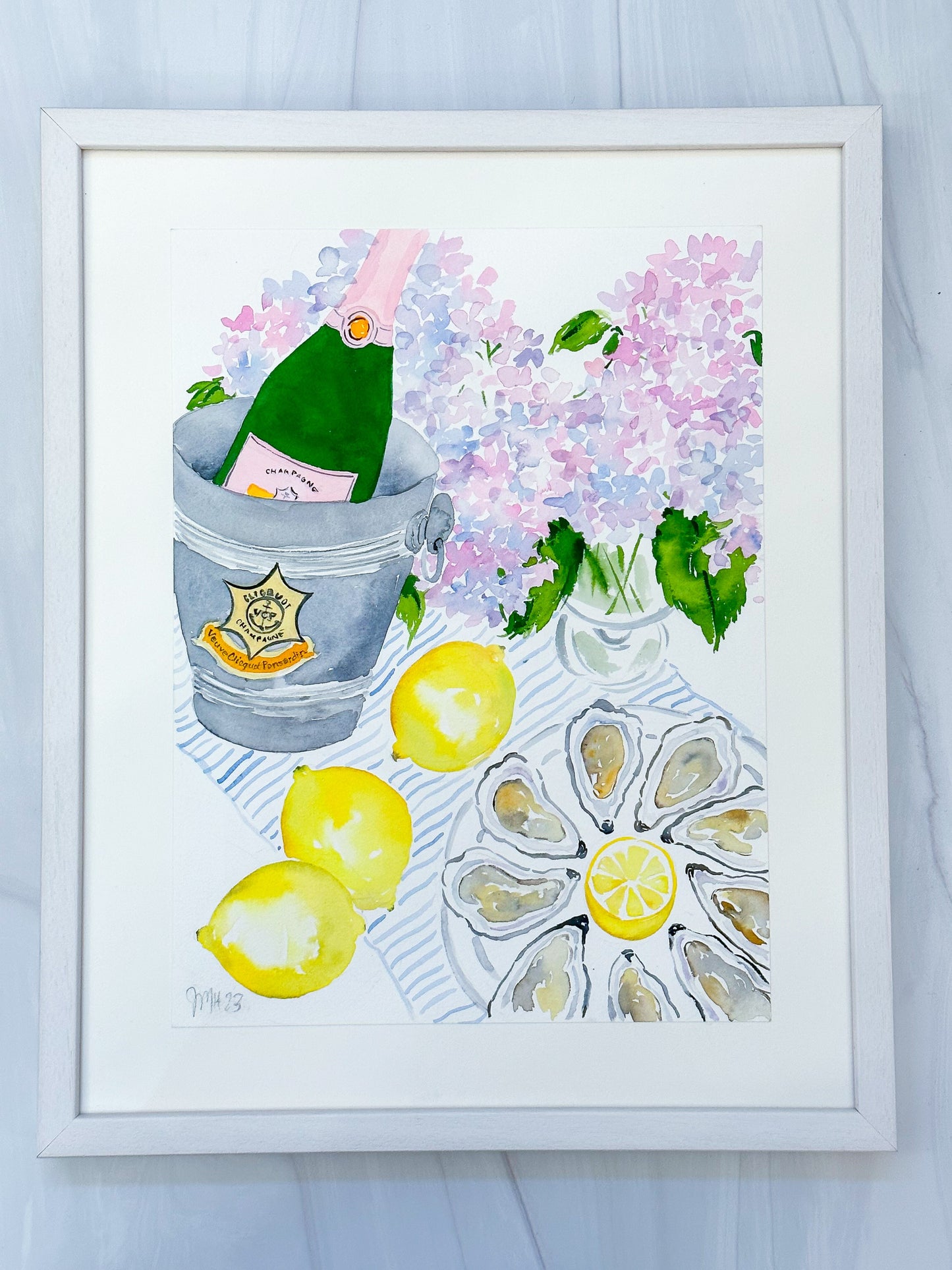 Veuve & Oysters by Jeanne McKay Hartmann