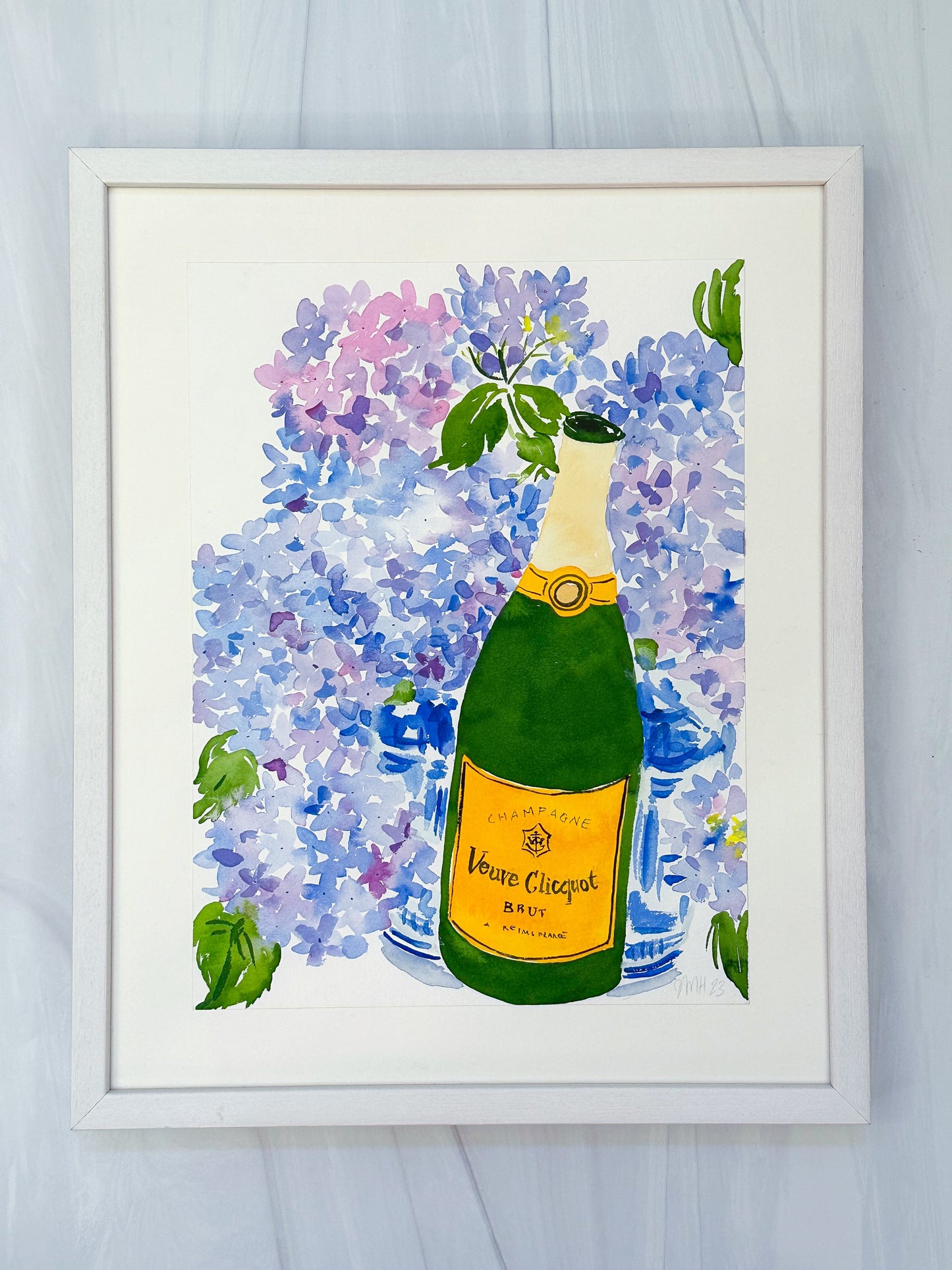 Hydrangeas & Veuve