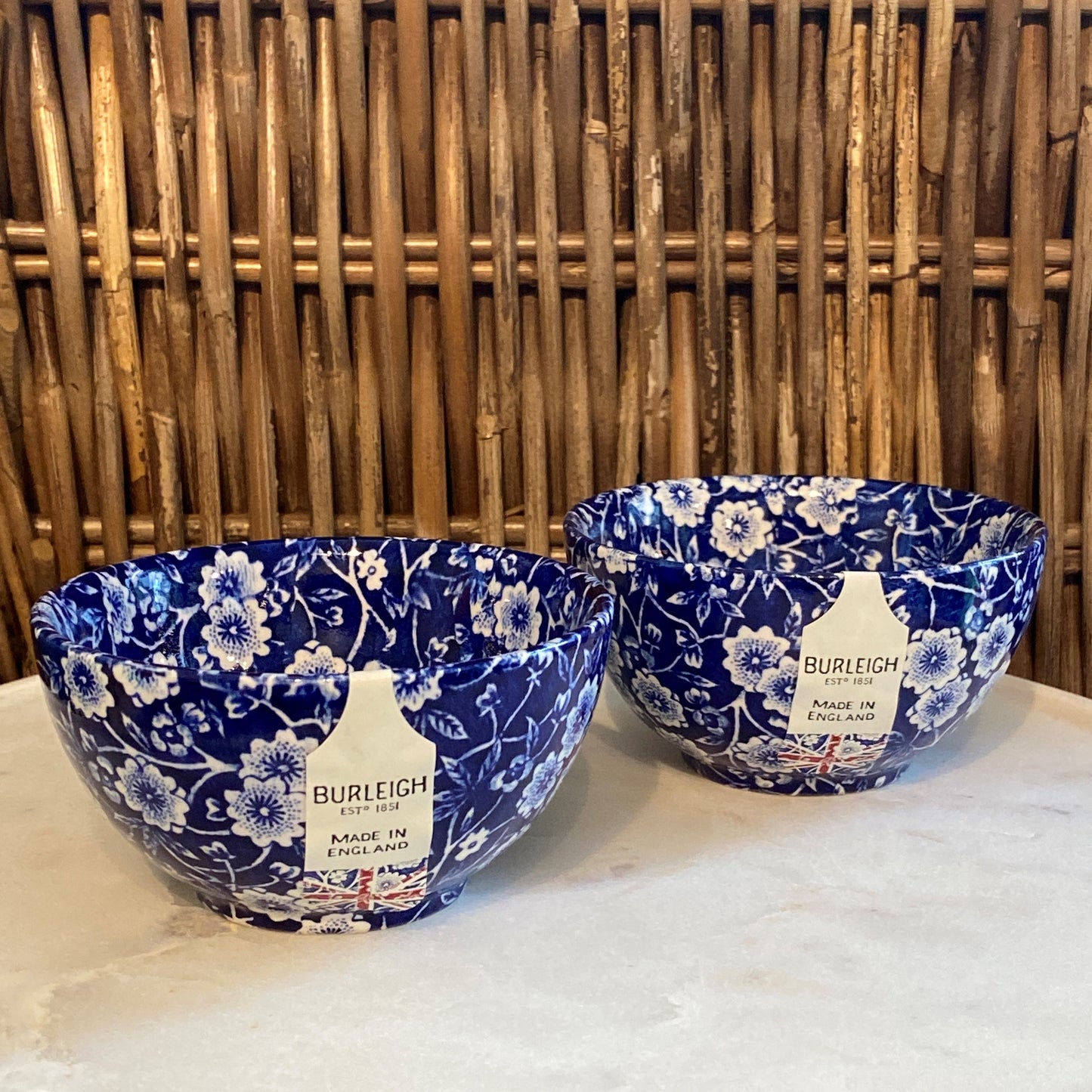 Blue Calico Small Sugar Bowl