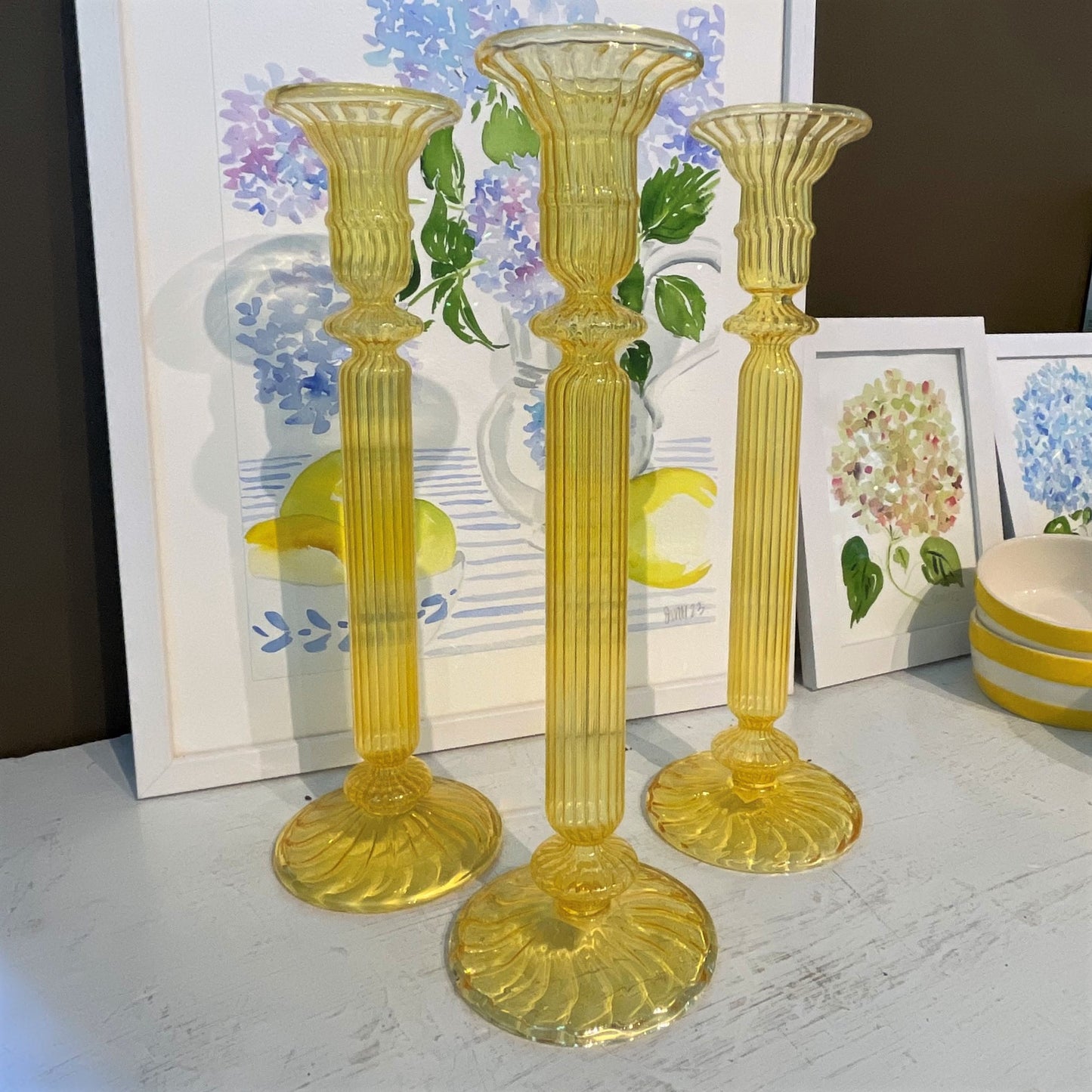 Nalia Candlestick, Daffodil