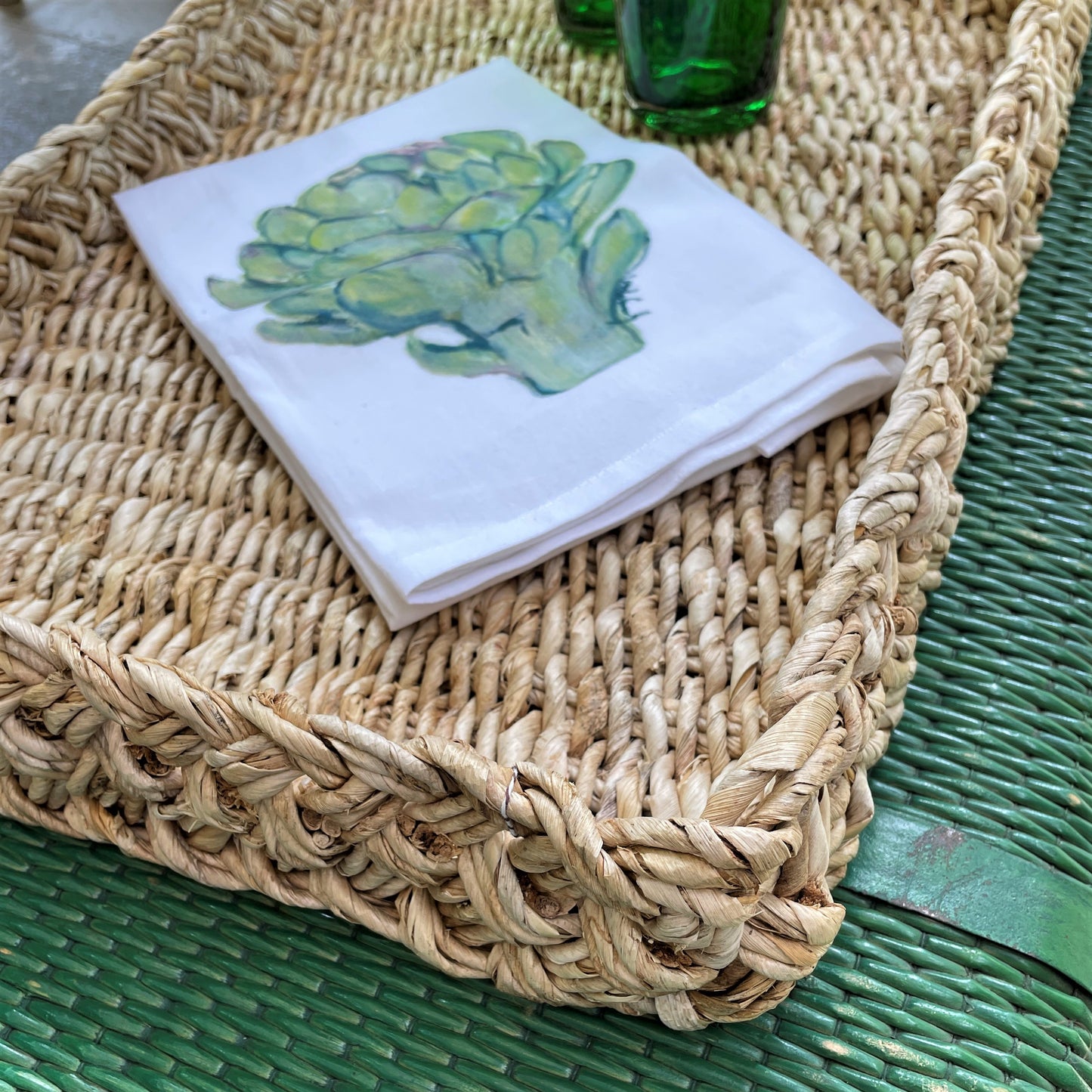 Large Albaca Rope Tray