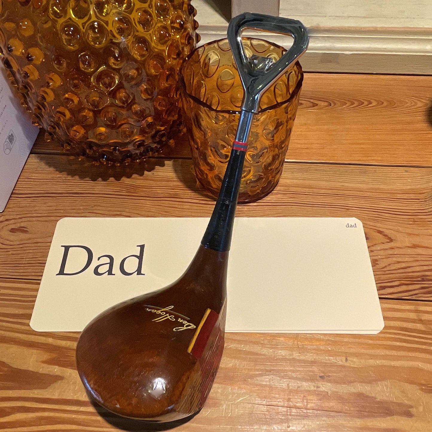Golf Wood Bottle Opener Hogan 3