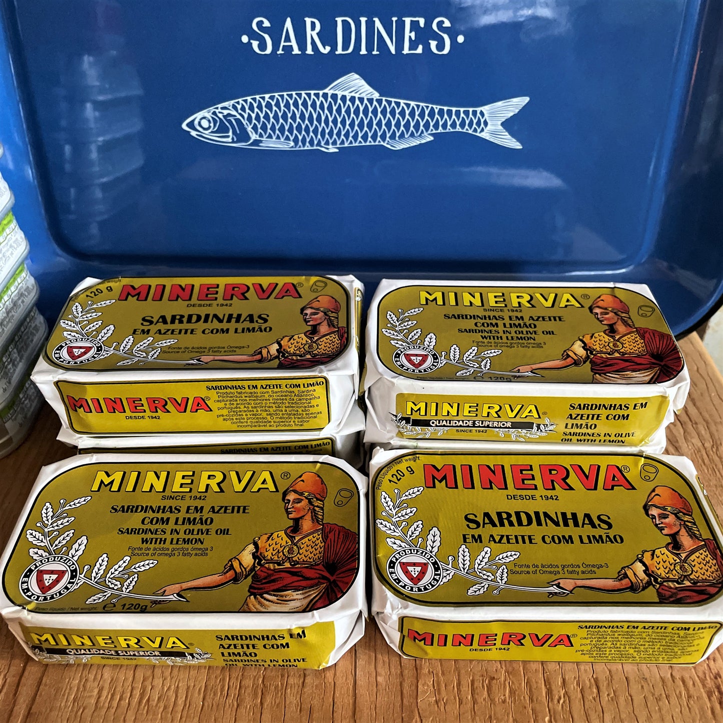 Minerva Sardines in Olive Oil with Lemon