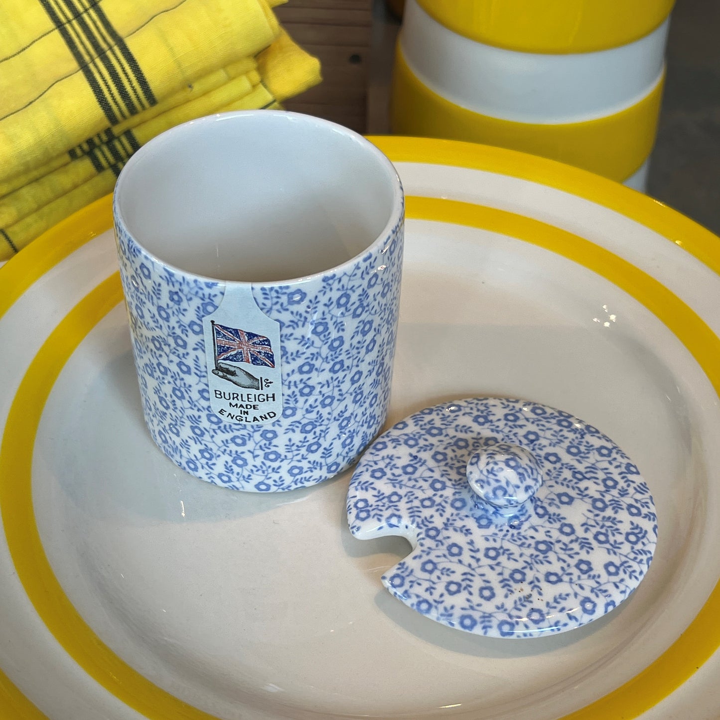 Blue Felicity Jam Pot