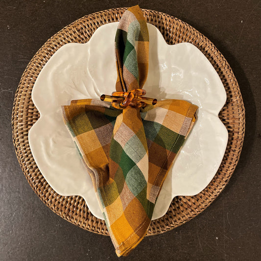 Hudson Gingham Napkin Set