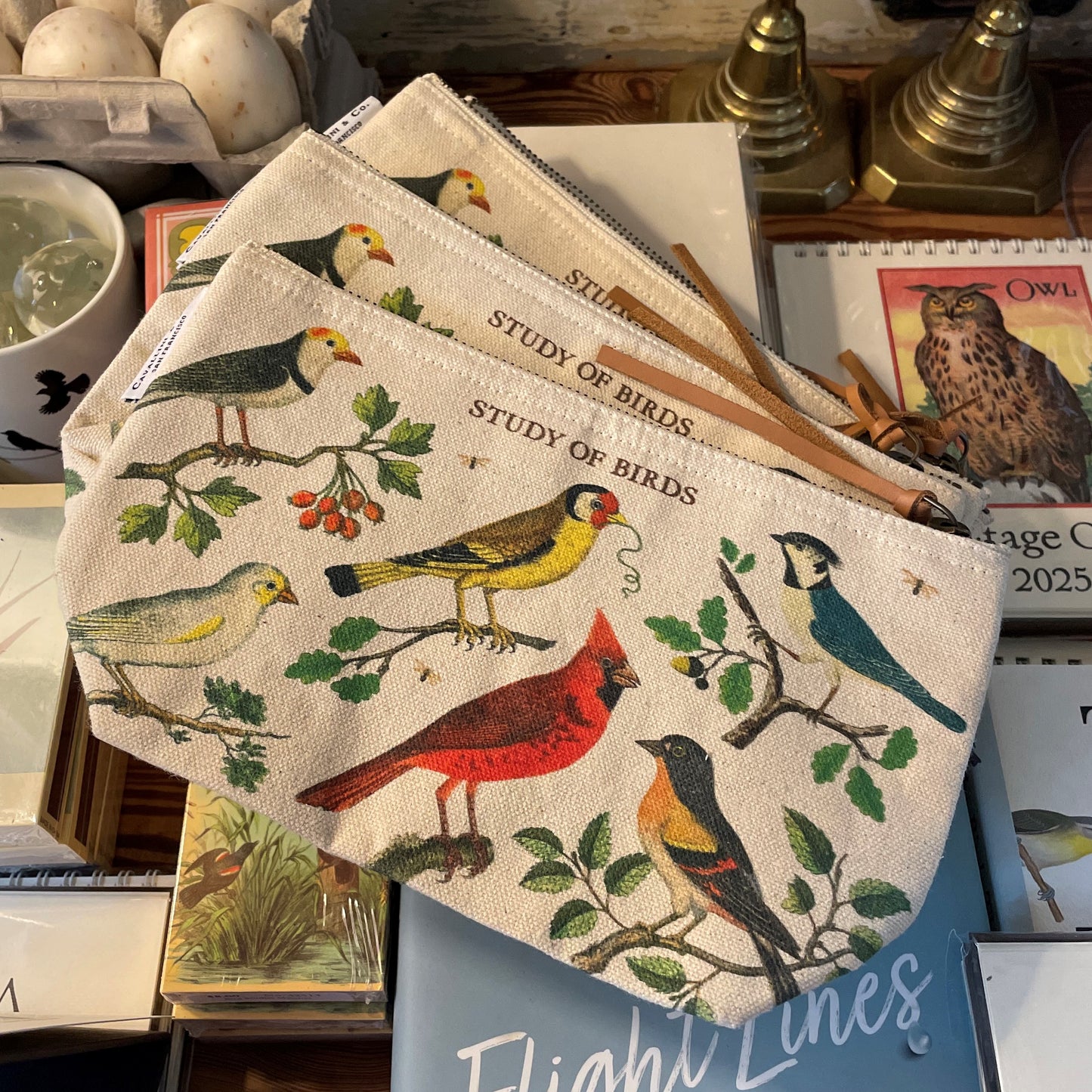 Vintage Birds Pouch