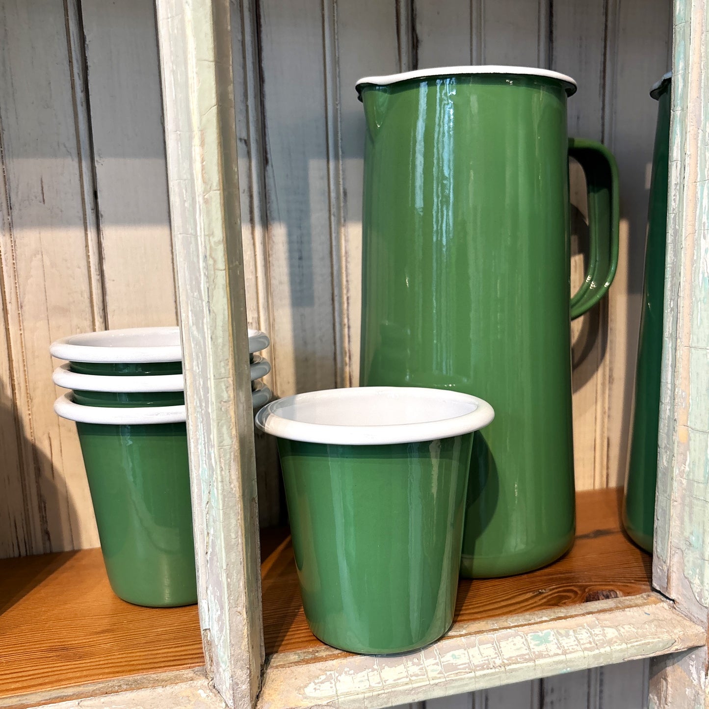 Chive Green Enamel Tumbler