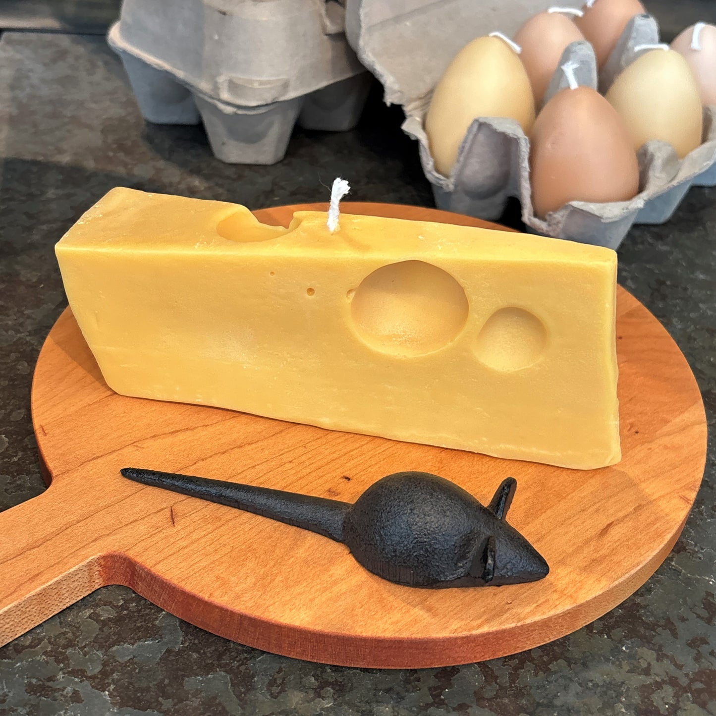 Swiss Cheese Candle