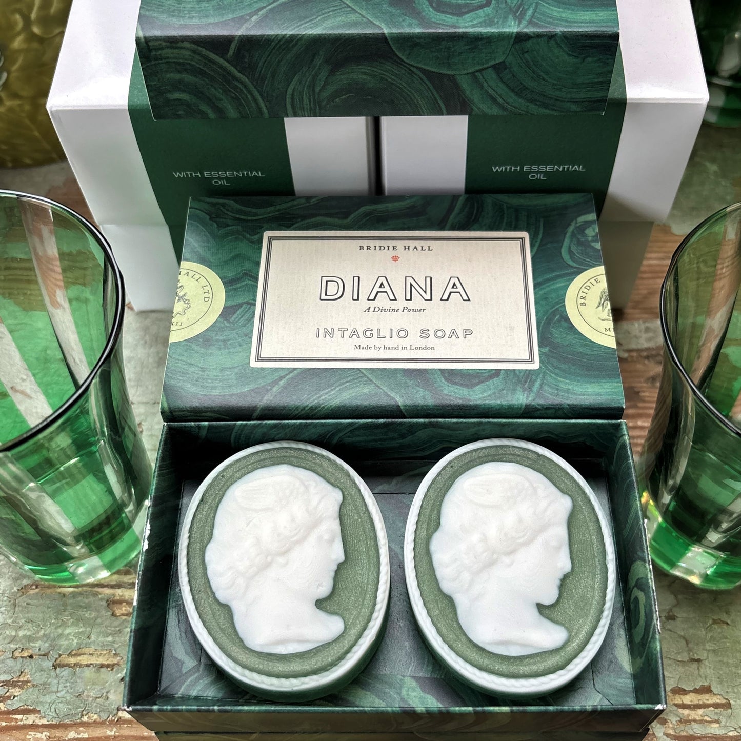 Diana Intaglio Soap Box