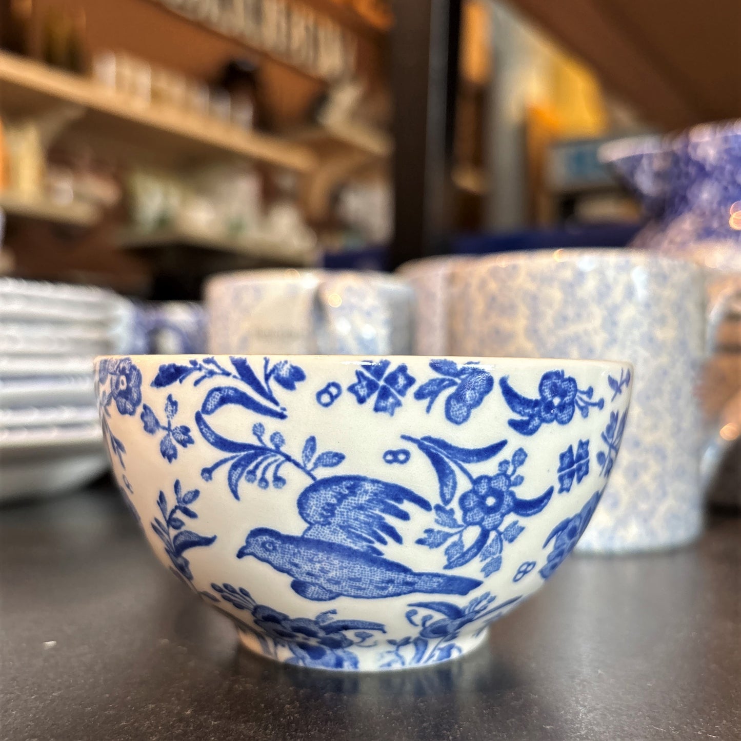 Blue Regal Peacock Small Sugar Bowl