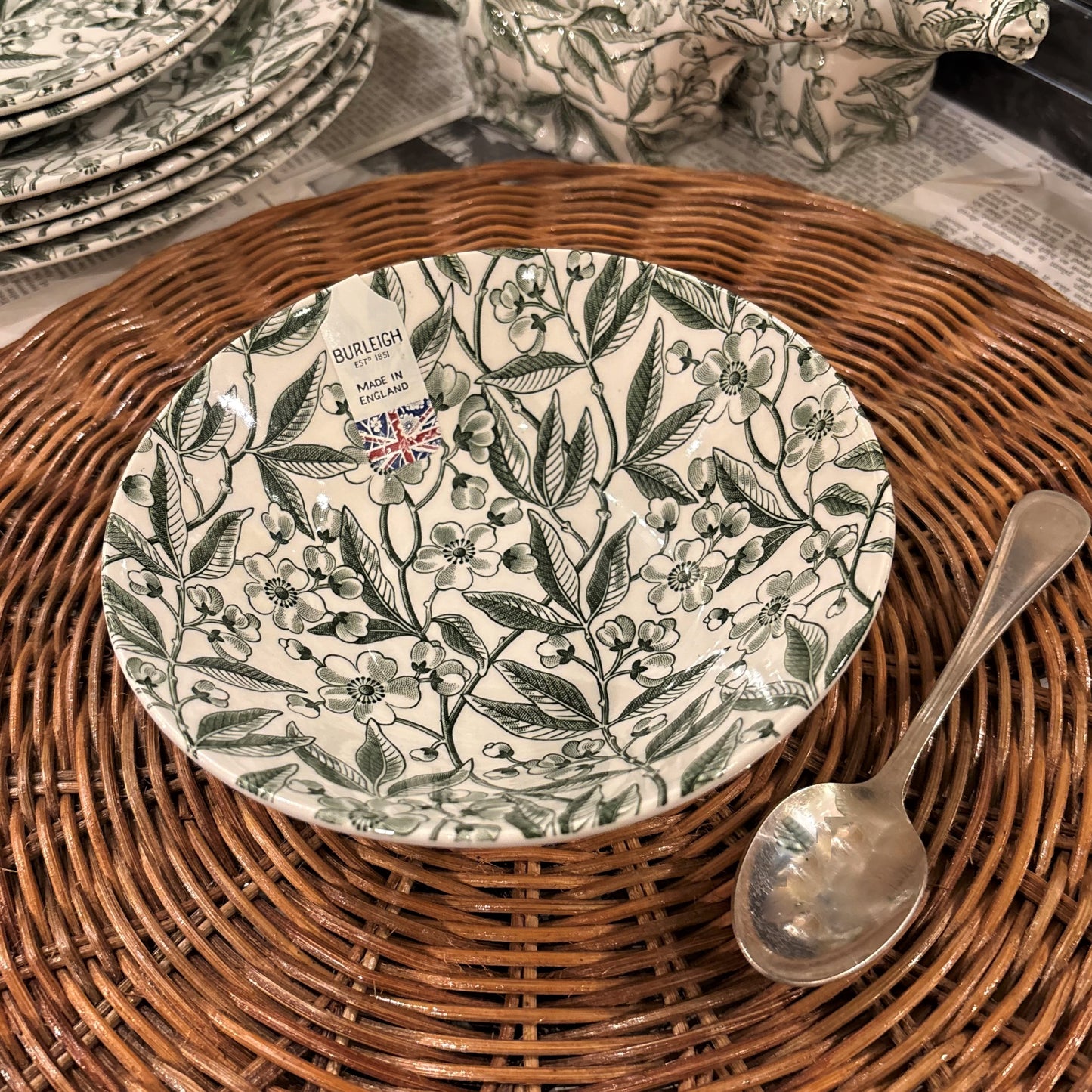 Green Prunus Cereal Bowl