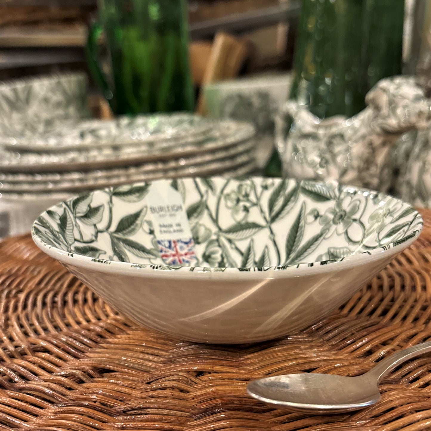 Green Prunus Cereal Bowl