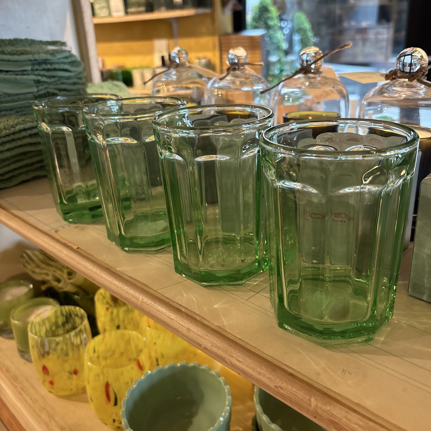 Large Green Fish & Fish Glass