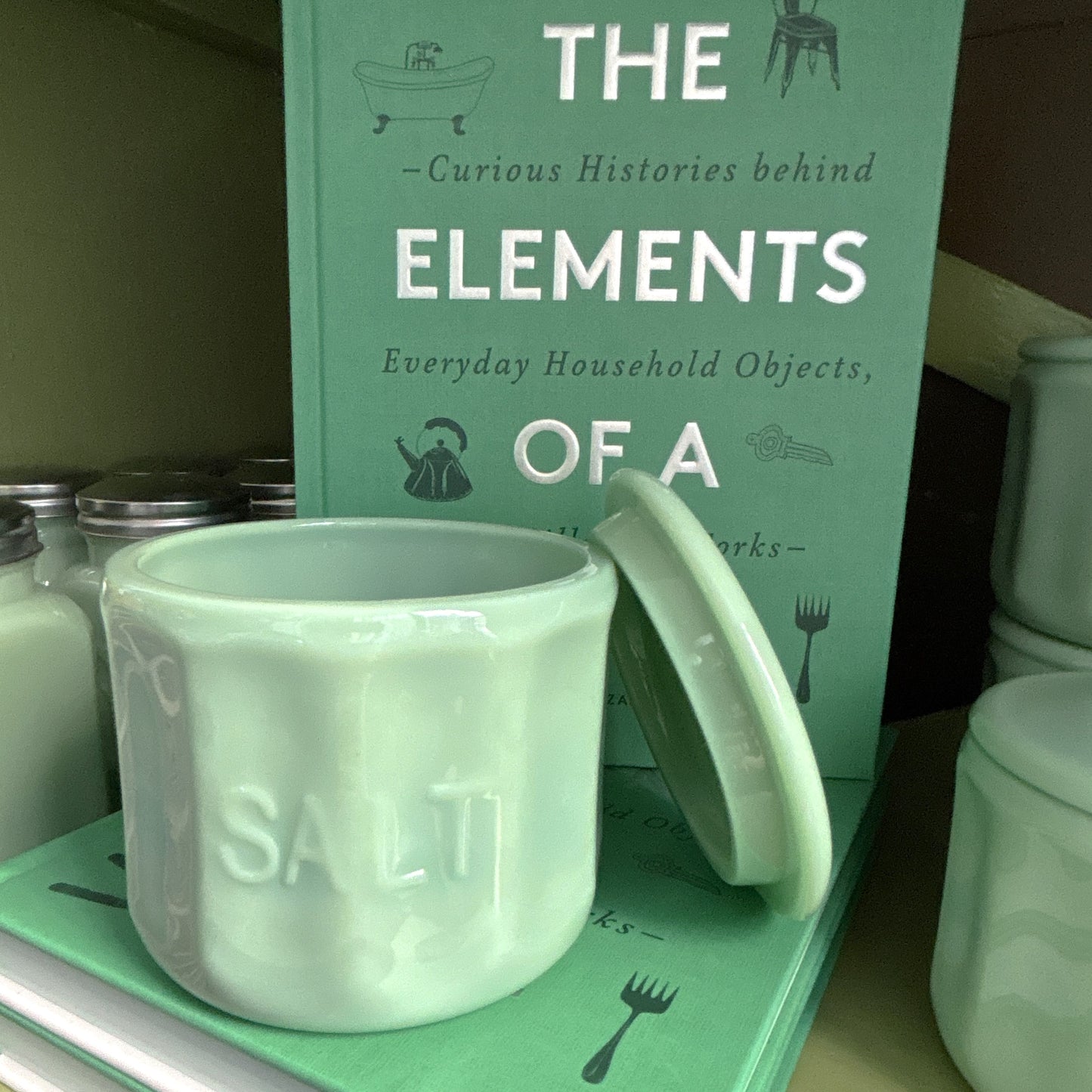 Jadeite Salt Cellar